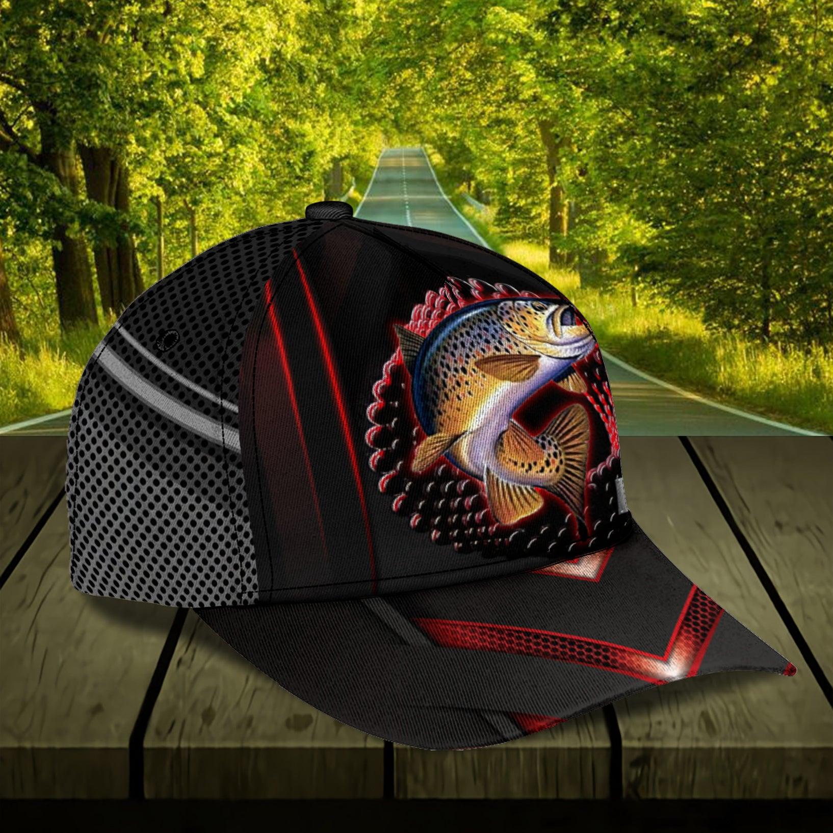 Personalized Fishing Classic Cap, Personalized Gift for Fishing Lovers Trucker Hats Custom Hats Gifts For Men & Women