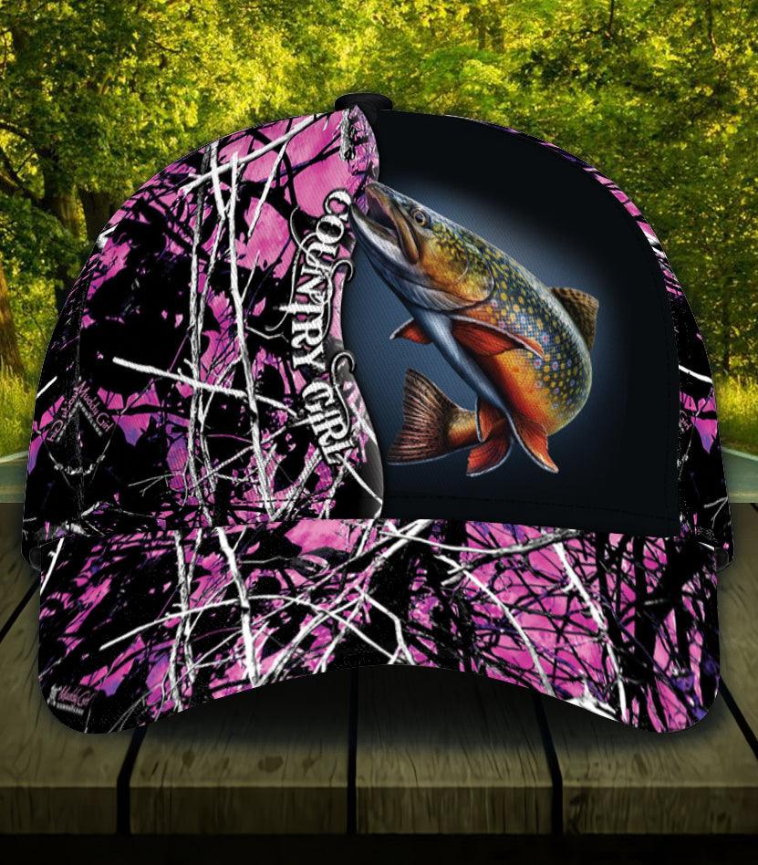 Personalized Fishing Classic Cap, Personalized Gift for Fishing Lovers Trucker Hats Custom Hats Gifts For Men & Women