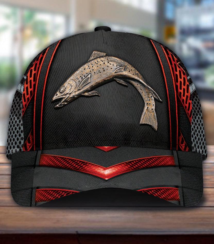 Personalized Fishing Classic Cap, Personalized Gift for Fishing Lovers Trucker Hats Custom Hats Gifts For Men & Women