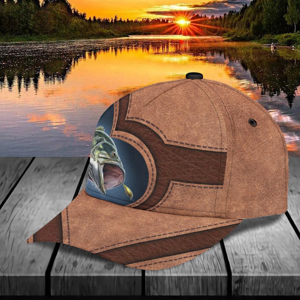 Personalized Fishing Classic Cap, Personalized Gift for Fishing Lovers Trucker Hats Custom Hats Gifts For Men & Women