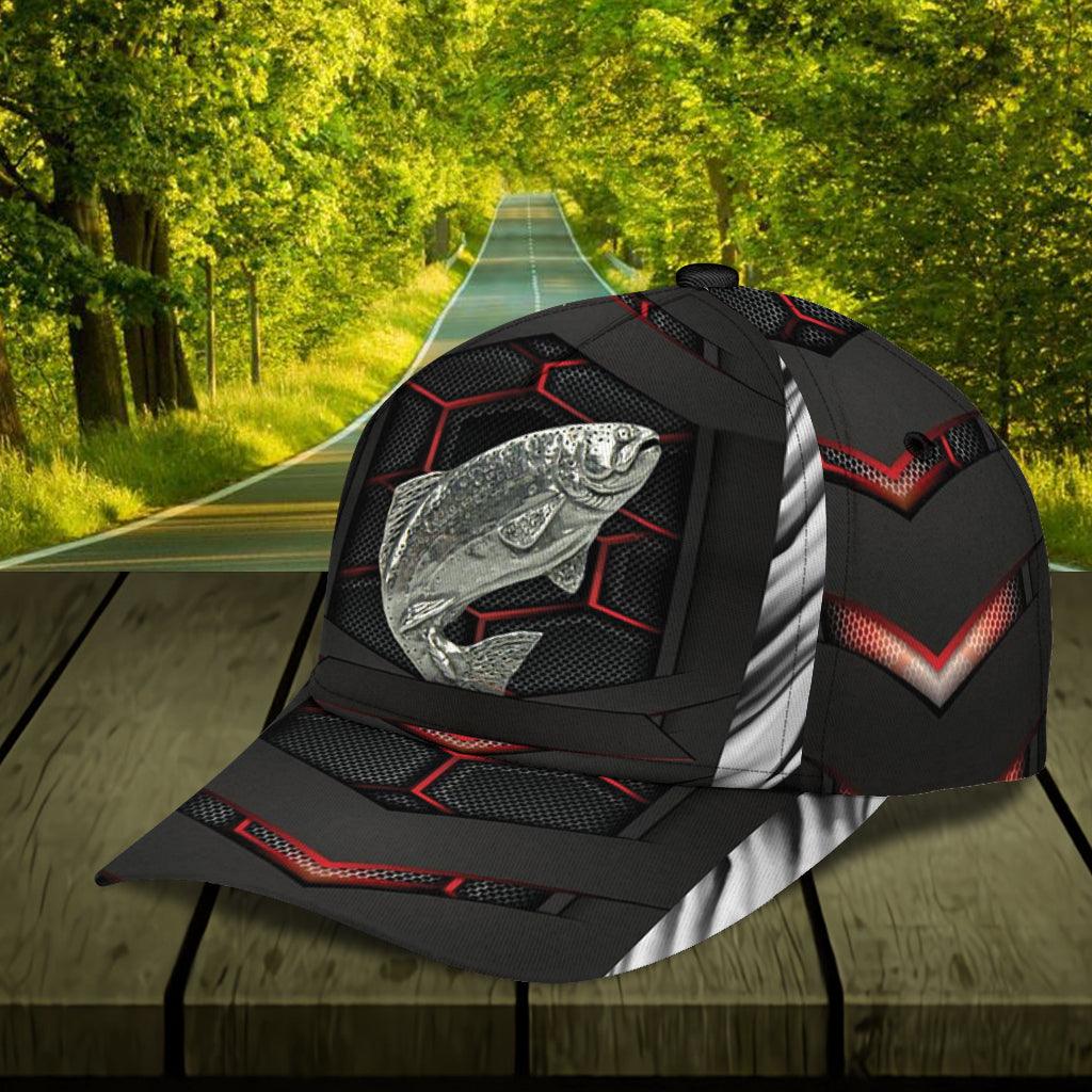 Personalized Fishing Classic Cap, Personalized Gift for Fishing Lovers Trucker Hats Custom Hats Gifts For Men & Women