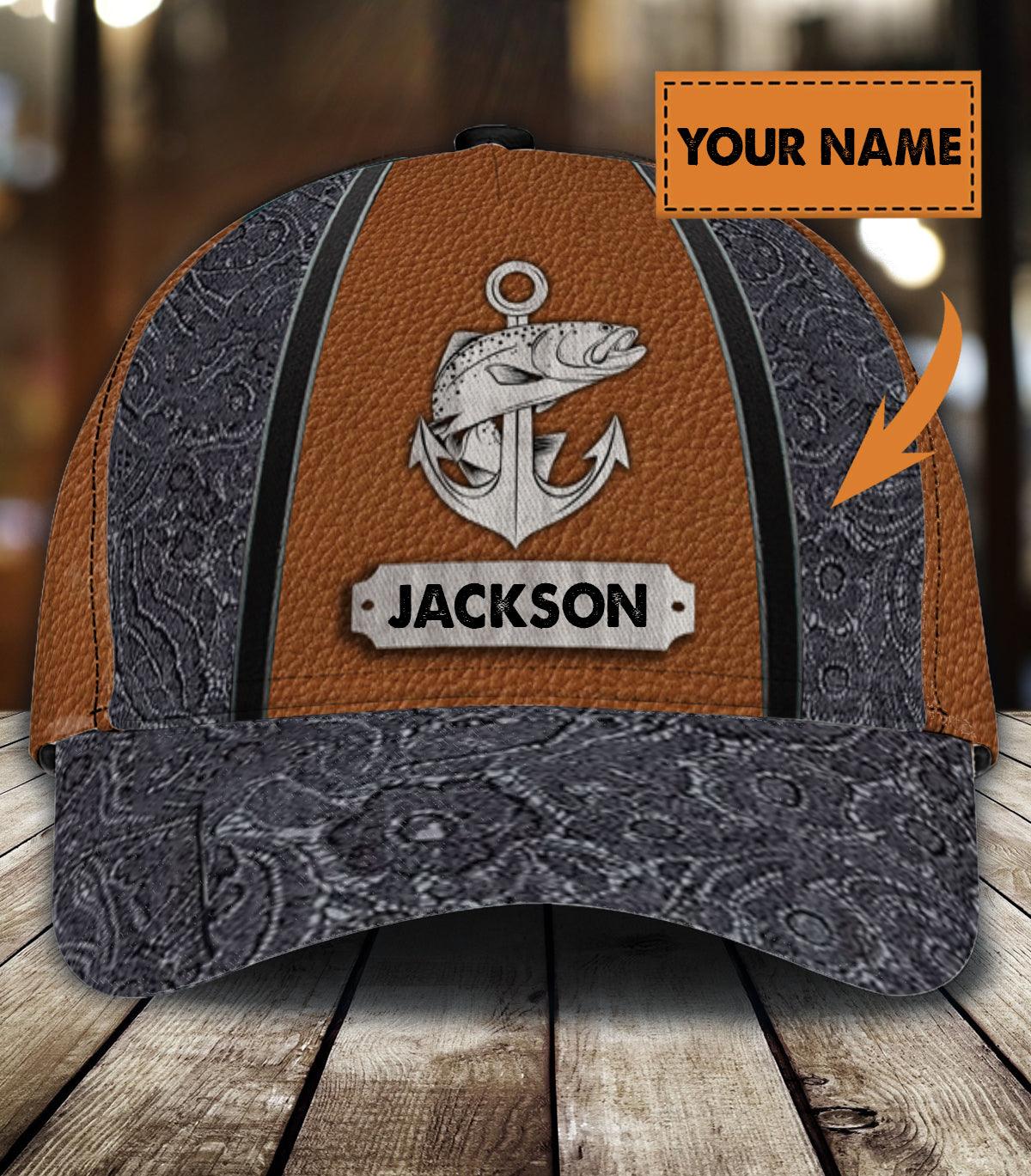 Personalized Fishing Classic Cap, Personalized Gift for Fishing Lovers Trucker Hats Custom Hats Gifts For Men & Women