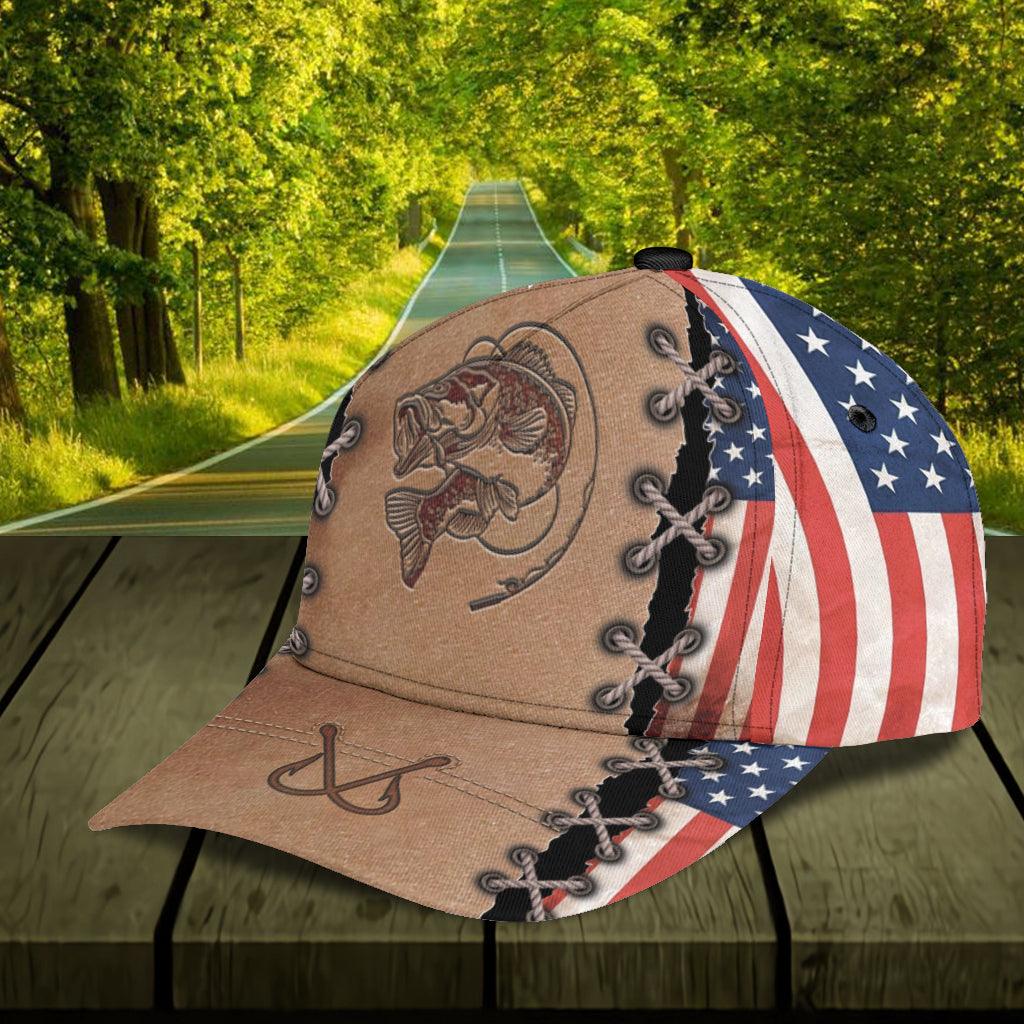 Personalized Fishing Classic Cap, Personalized Gift for Fishing Lovers Trucker Hats Custom Hats Gifts For Men & Women