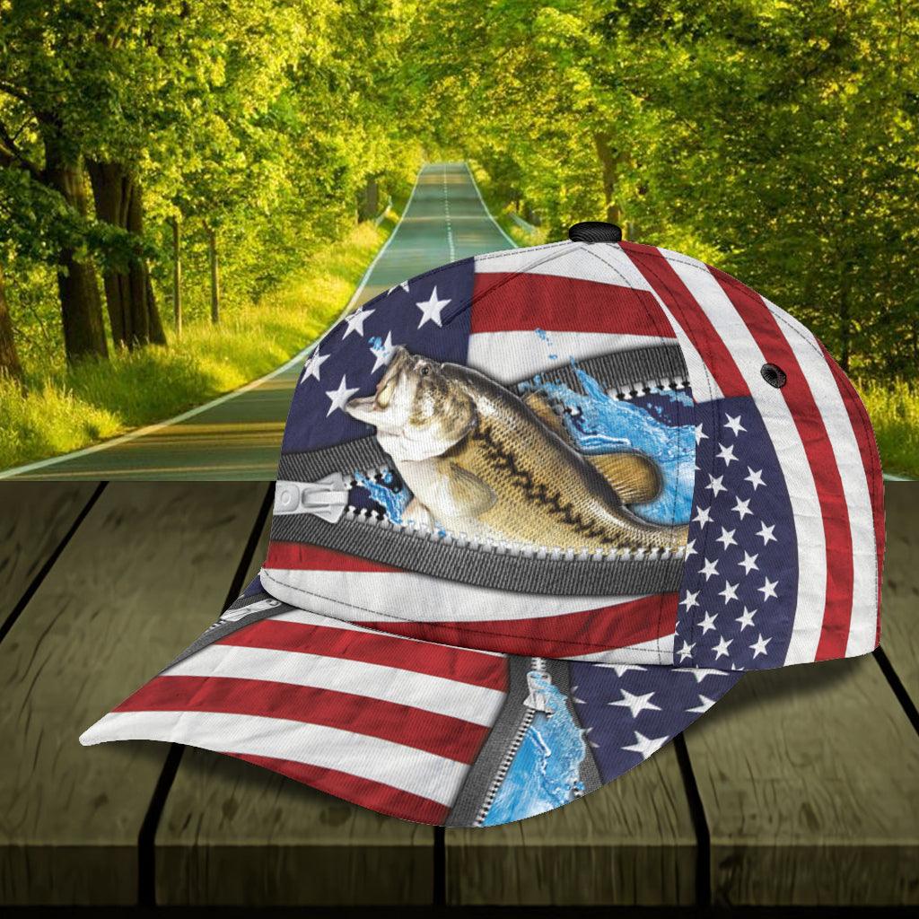 Personalized Fishing Classic Cap, Personalized Gift for Fishing Lovers Trucker Hats Custom Hats Gifts For Men & Women