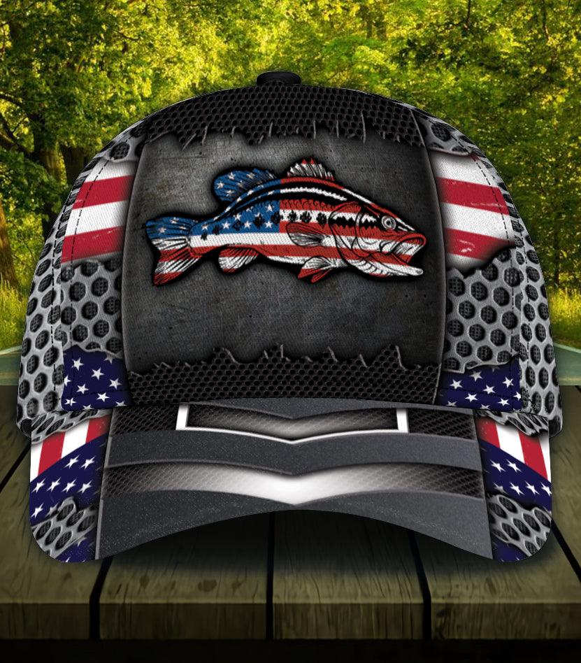 Personalized Fishing Classic Cap, Personalized Gift for Fishing Lovers Trucker Hats Custom Hats Gifts For Men & Women