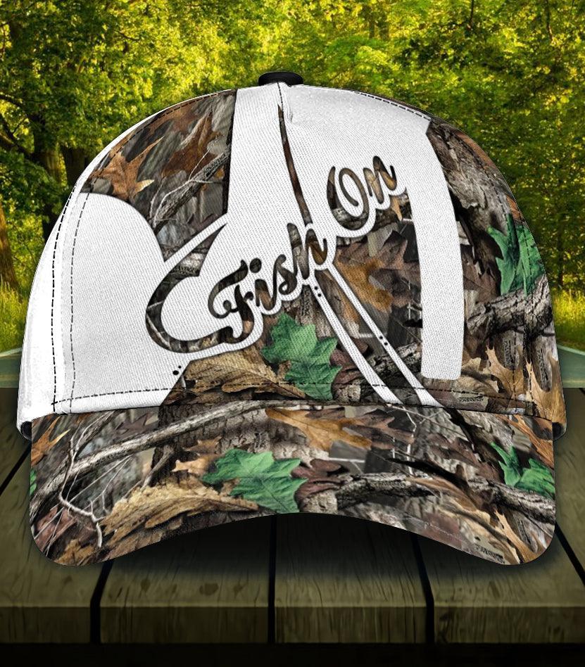 Personalized Fishing Classic Cap, Personalized Gift for Fishing Lovers Trucker Hats Custom Hats Gifts For Men & Women