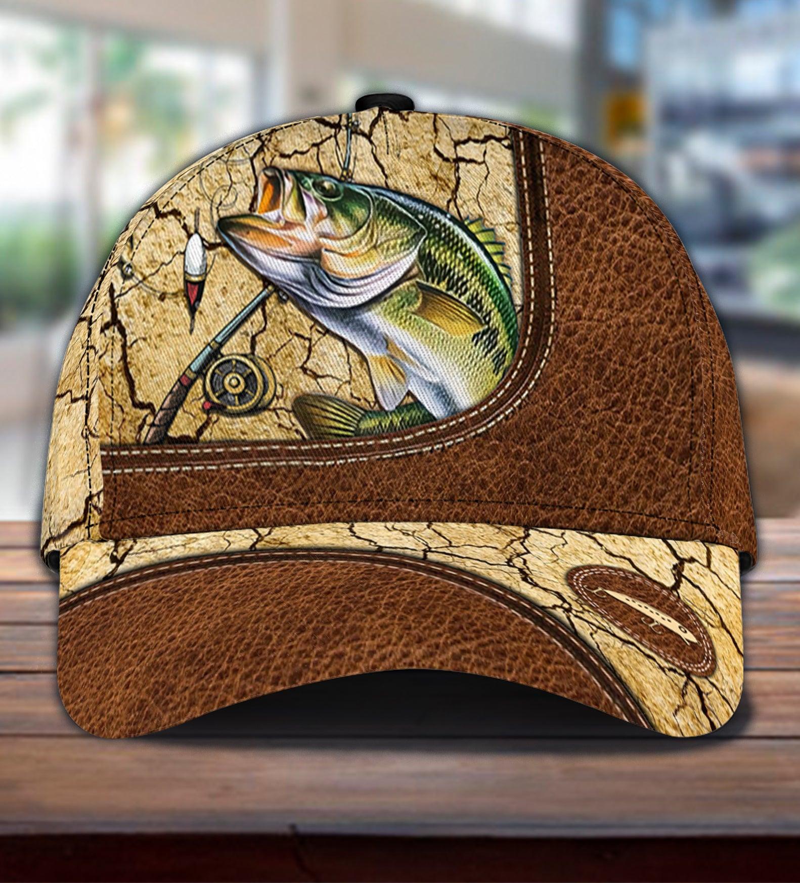 Personalized Fishing Classic Cap, Personalized Gift for Fishing Lovers Trucker Hats Custom Hats Gifts For Men & Women