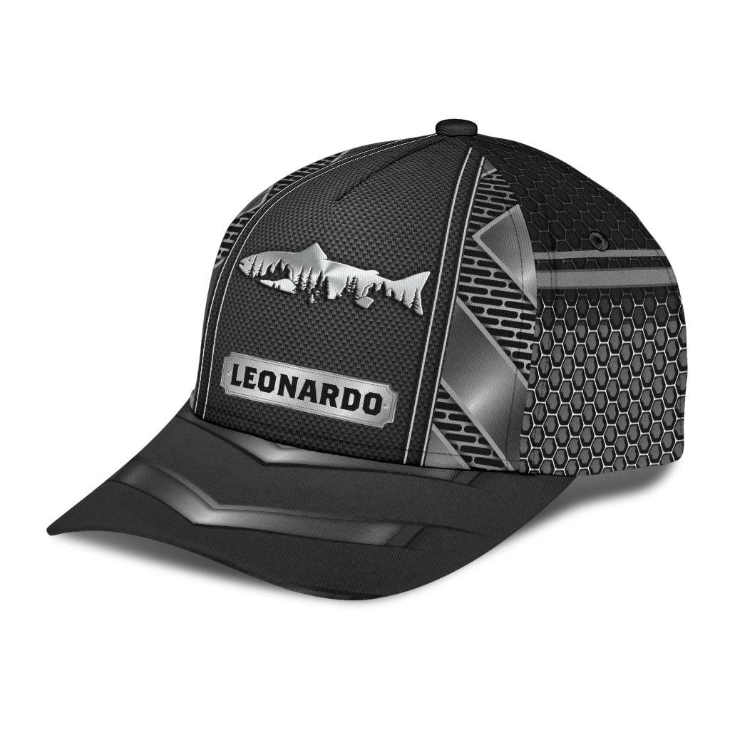 Personalized Fishing Classic Cap, Personalized Gift for Fishing Lovers Trucker Hats Custom Hats Gifts For Men & Women