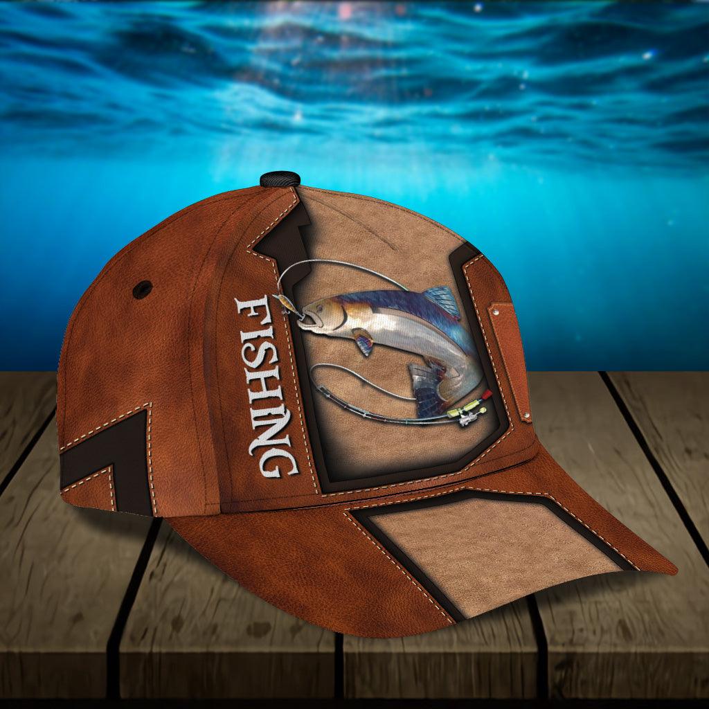 Personalized Fishing Classic Cap, Personalized Gift for Fishing Lovers Trucker Hats Custom Hats Gifts For Men & Women