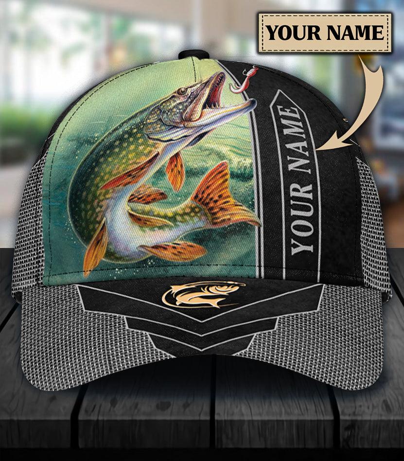 Personalized Fishing Classic Cap, Personalized Gift for Fishing Lovers Trucker Hats Custom Hats Gifts For Men & Women