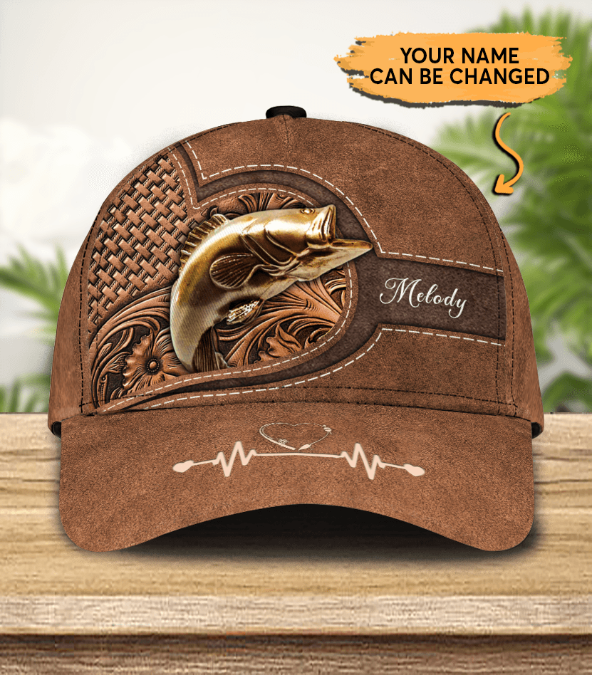 Personalized Fishing Classic Cap, Personalized Gift for Fishing Lovers Trucker Hats Custom Hats Gifts For Men & Women