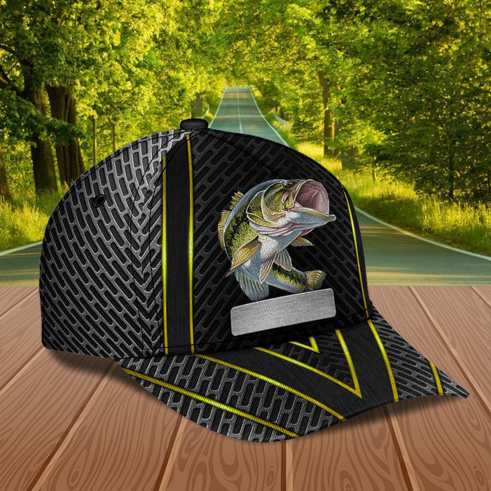 Personalized Fishing Classic Cap, Personalized Gift for Fishing Lovers Trucker Hats Custom Hats Gifts For Men & Women