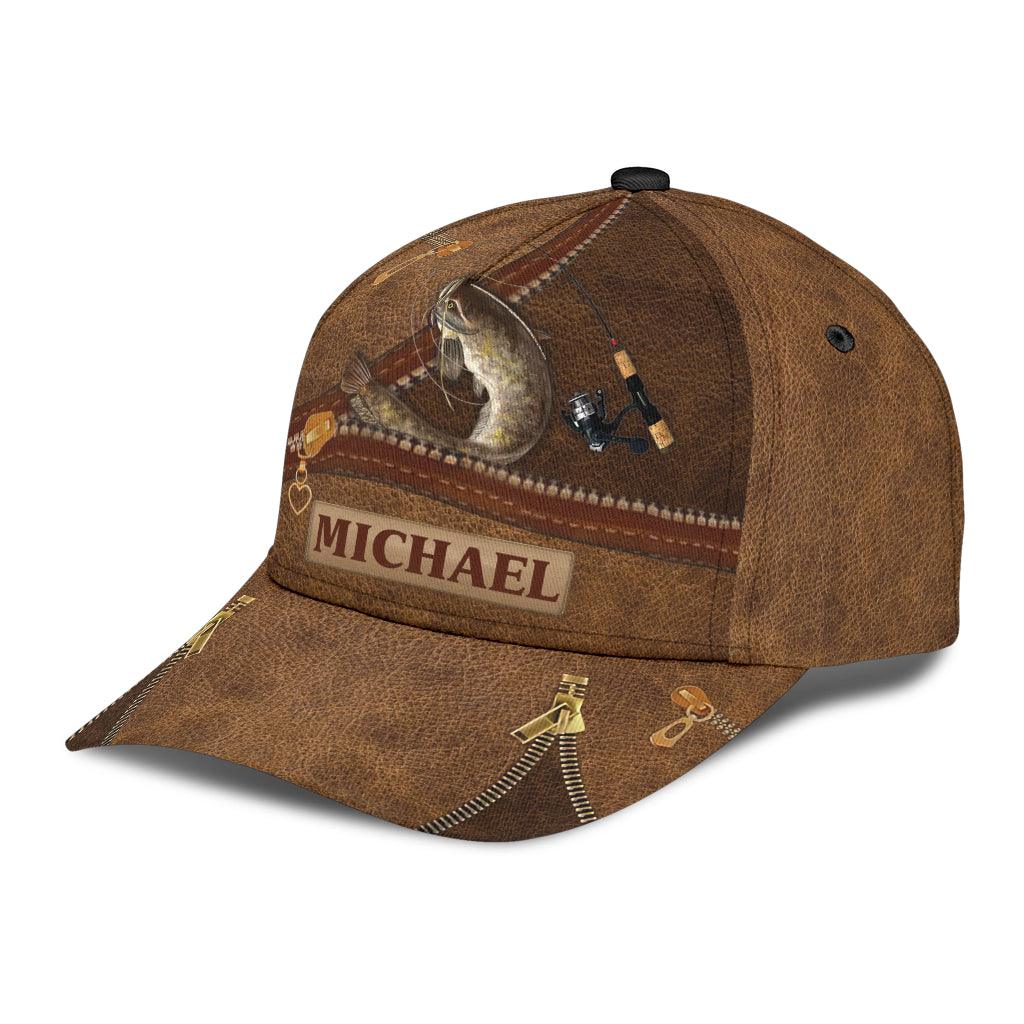 Personalized Fishing Classic Cap, Personalized Gift for Fishing Lovers Trucker Hats Custom Hats Gifts For Men & Women
