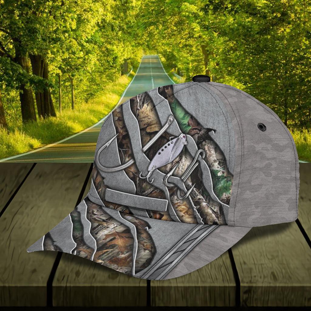 Personalized Fishing Classic Cap, Personalized Gift for Fishing Lovers Trucker Hats Custom Hats Gifts For Men & Women