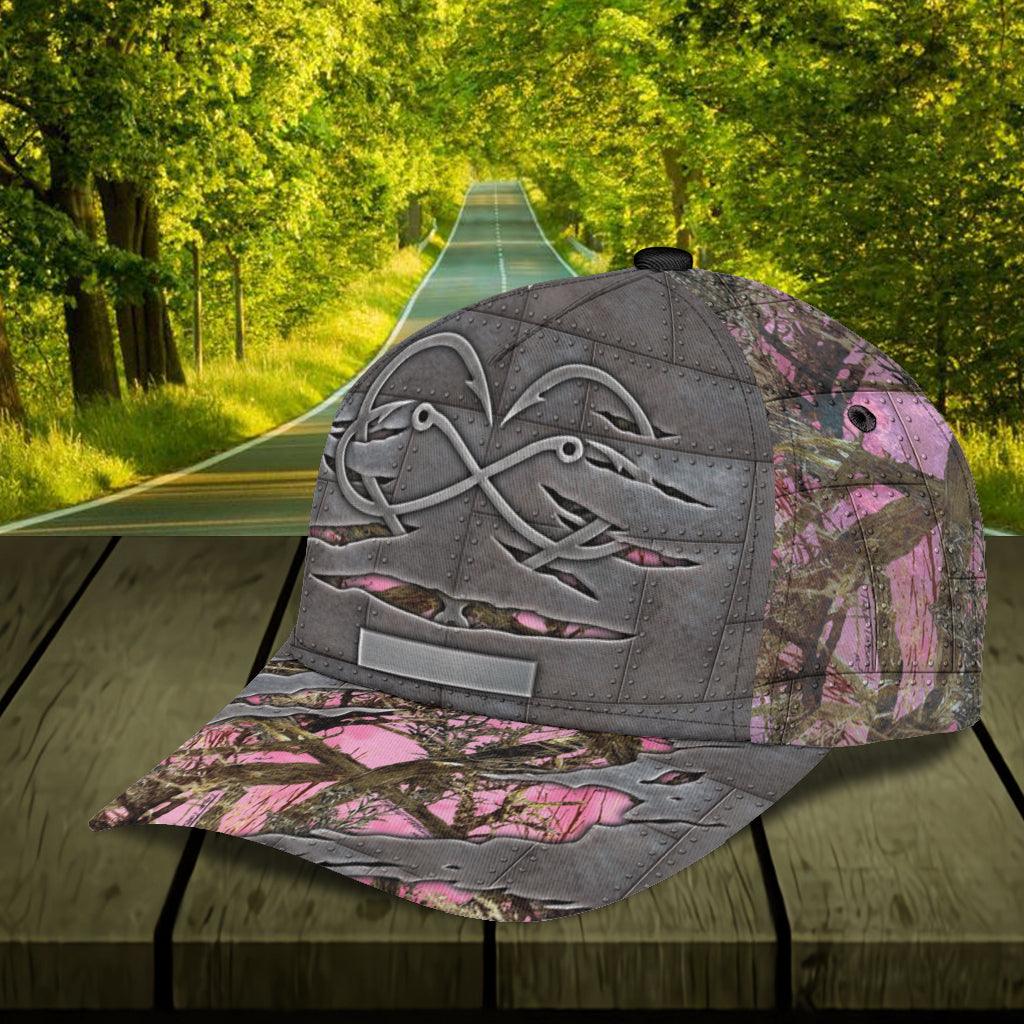 Personalized Fishing Classic Cap, Personalized Gift for Fishing Lovers Trucker Hats Custom Hats Gifts For Men & Women