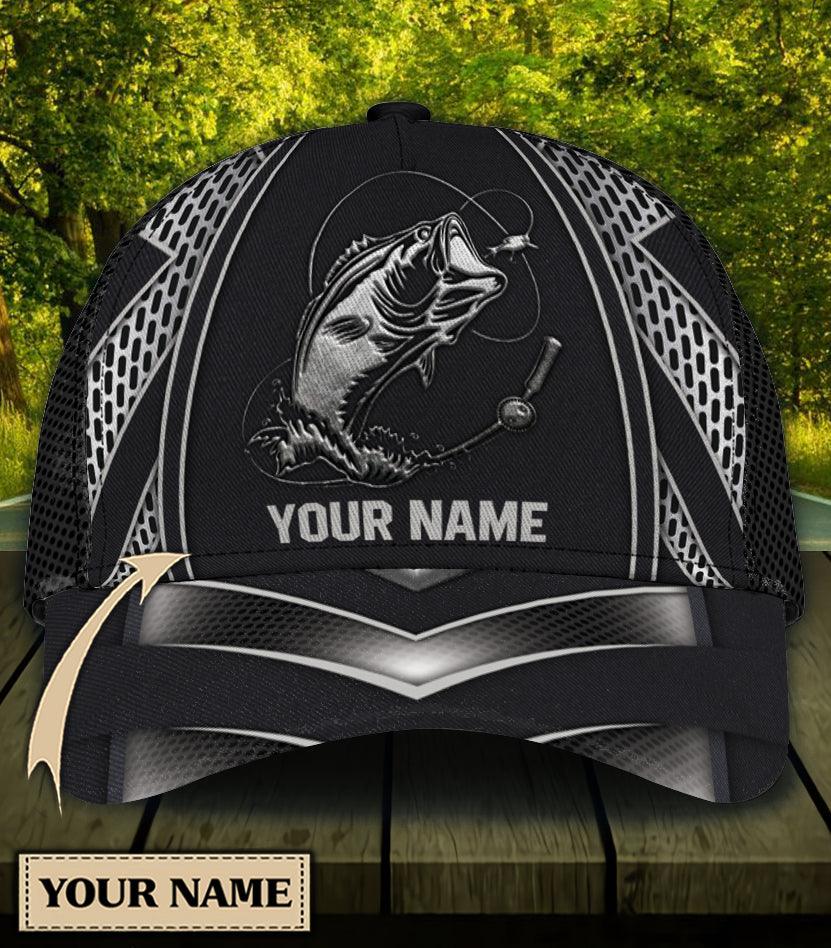 Personalized Fishing Classic Cap, Personalized Gift for Fishing Lovers Trucker Hats Custom Hats Gifts For Men & Women