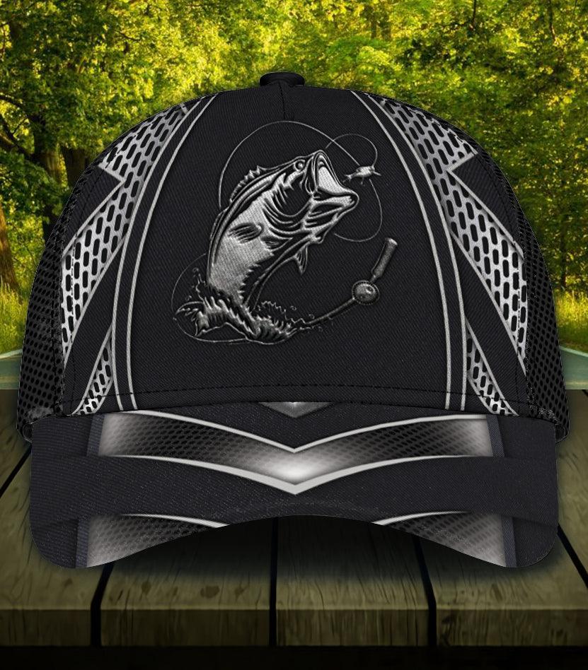 Personalized Fishing Classic Cap, Personalized Gift for Fishing Lovers Trucker Hats Custom Hats Gifts For Men & Women