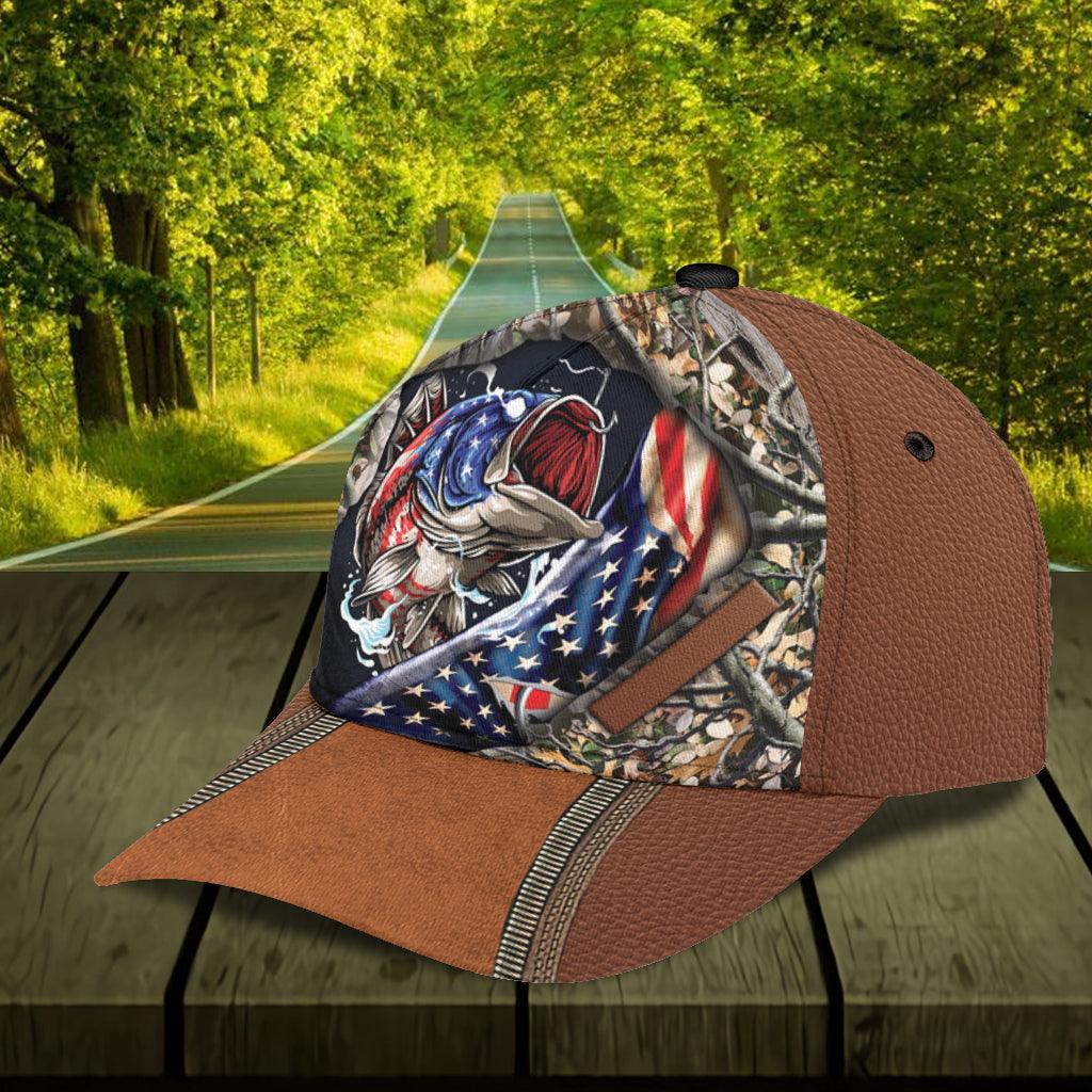 Personalized Fishing Classic Cap, Personalized Gift for Fishing Lovers Trucker Hats Custom Hats Gifts For Men & Women