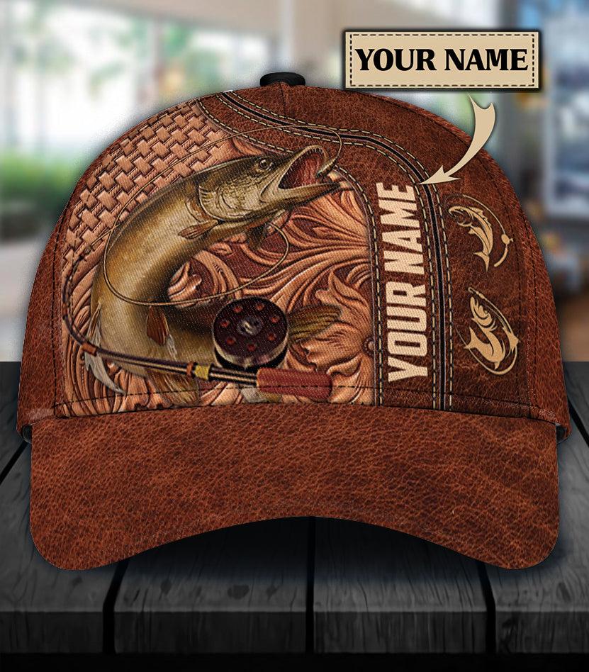 Personalized Fishing Classic Cap, Personalized Gift for Fishing Lovers Trucker Hats Custom Hats Gifts For Men & Women