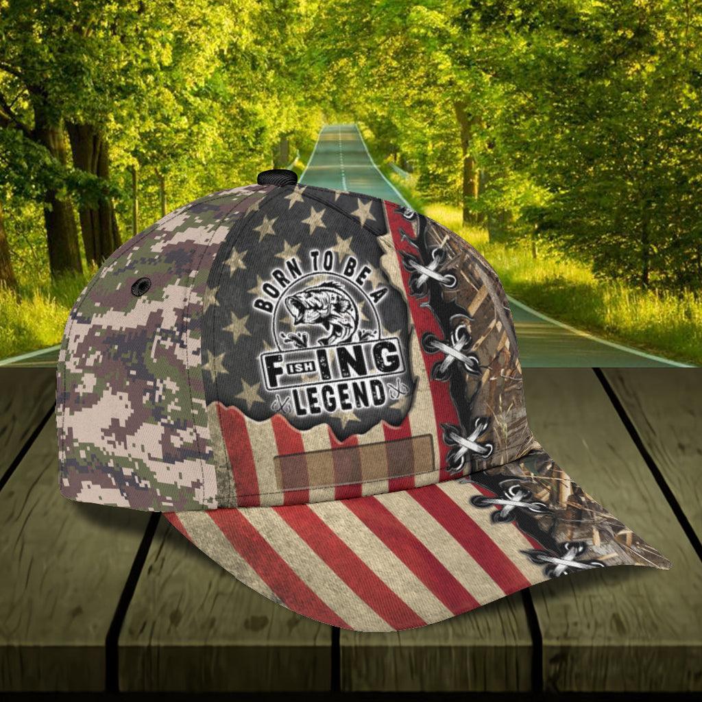 Personalized Fishing Classic Cap, Personalized Gift for Fishing Lovers Trucker Hats Custom Hats Gifts For Men & Women