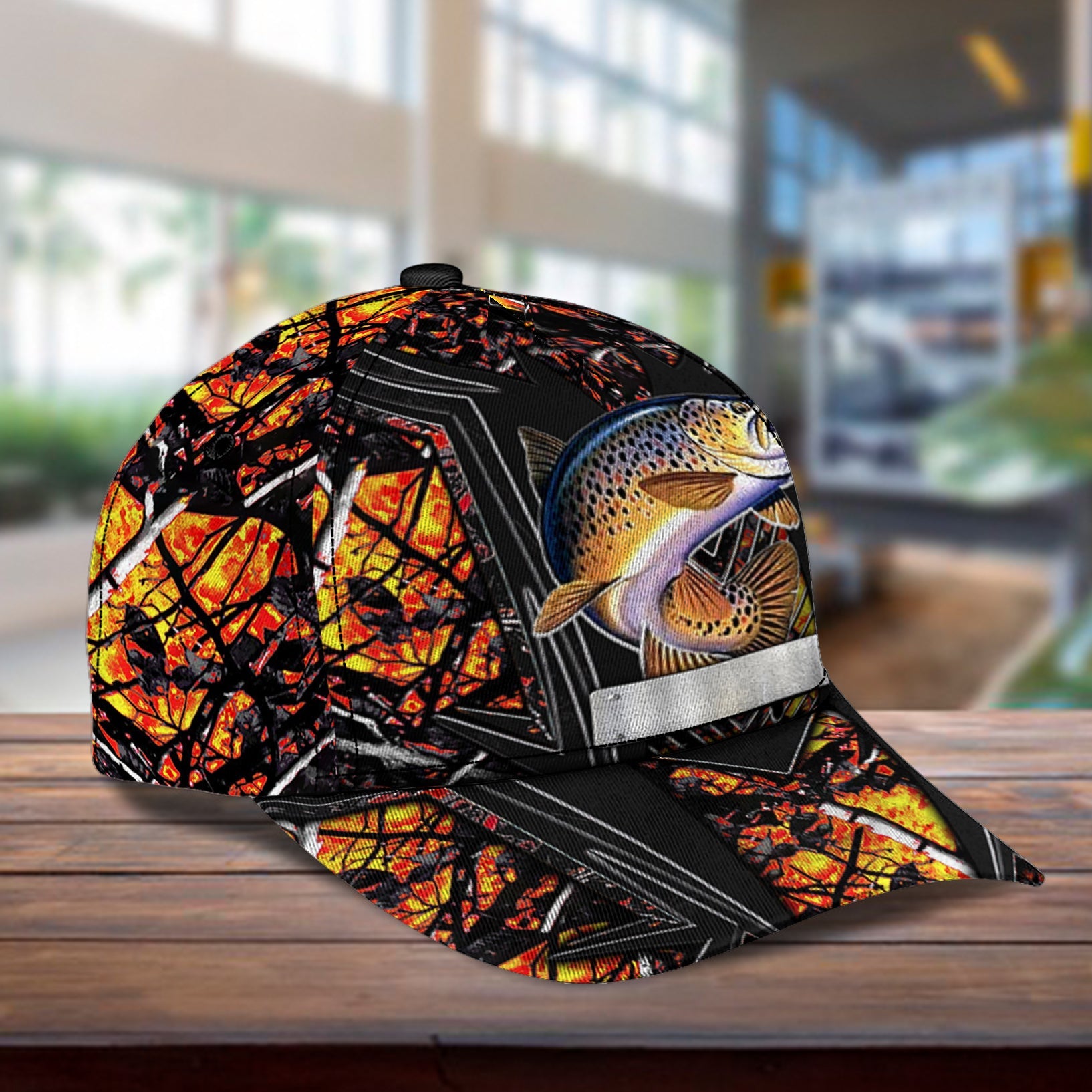 Personalized Fishing Classic Cap, Personalized Gift for Fishing Lovers Trucker Hats Custom Hats Gifts For Men & Women