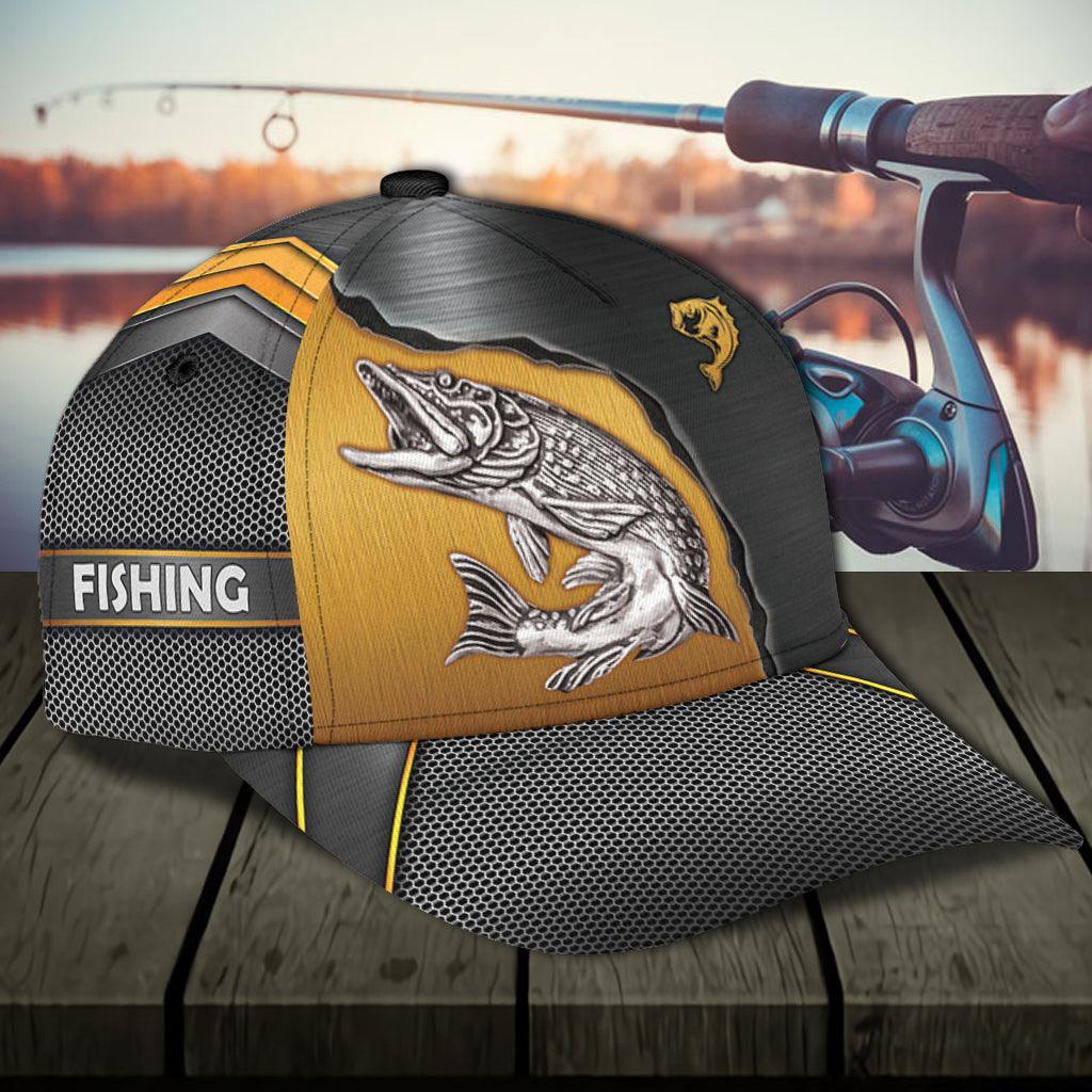Personalized Fishing Classic Cap, Personalized Gift for Fishing Lovers Trucker Hats Custom Hats Gifts For Men & Women