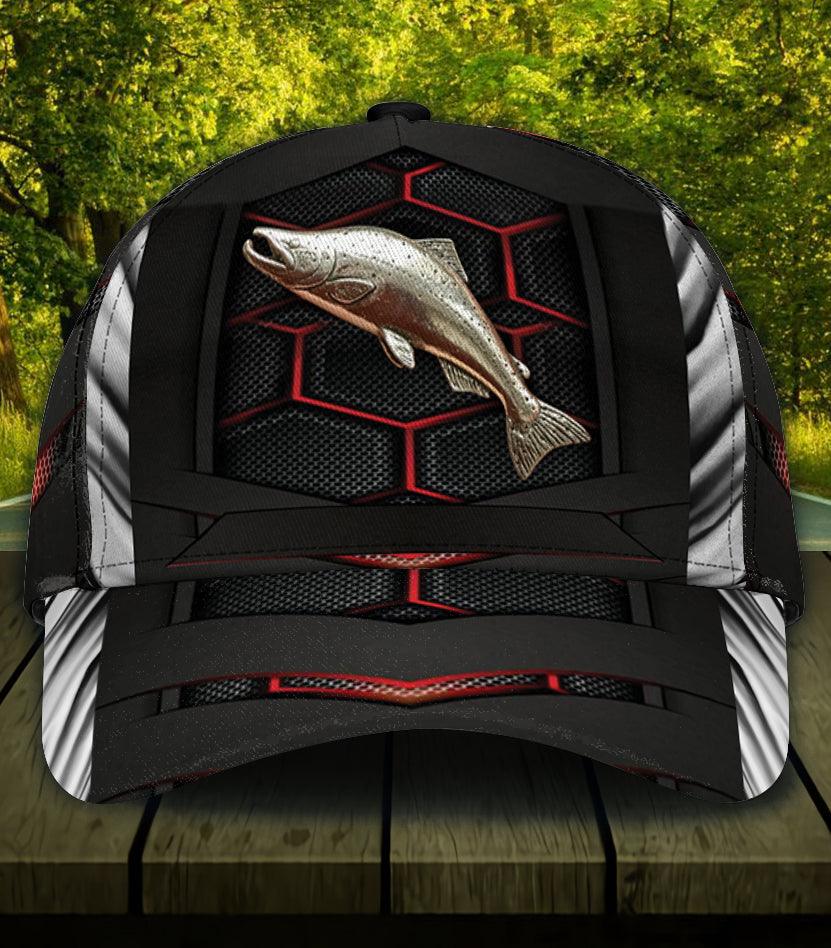 Personalized Fishing Classic Cap, Personalized Gift for Fishing Lovers Trucker Hats Custom Hats Gifts For Men & Women