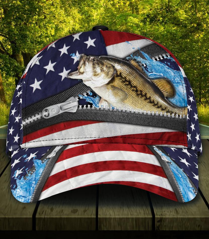 Personalized Fishing Classic Cap, Personalized Gift for Fishing Lovers Trucker Hats Custom Hats Gifts For Men & Women