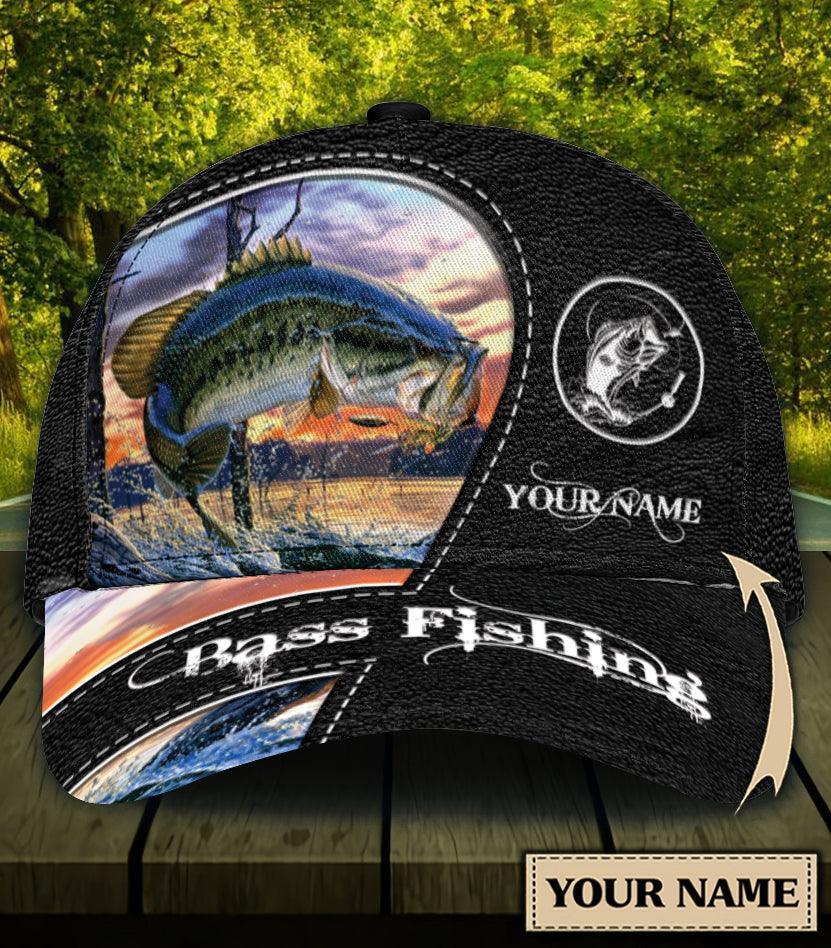 Personalized Fishing Classic Cap, Personalized Gift for Fishing Lovers Trucker Hats Custom Hats Gifts For Men & Women