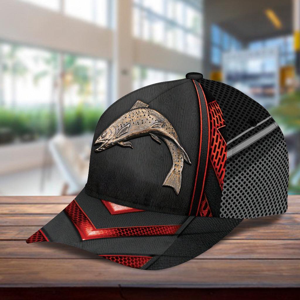 Personalized Fishing Classic Cap, Personalized Gift for Fishing Lovers Trucker Hats Custom Hats Gifts For Men & Women