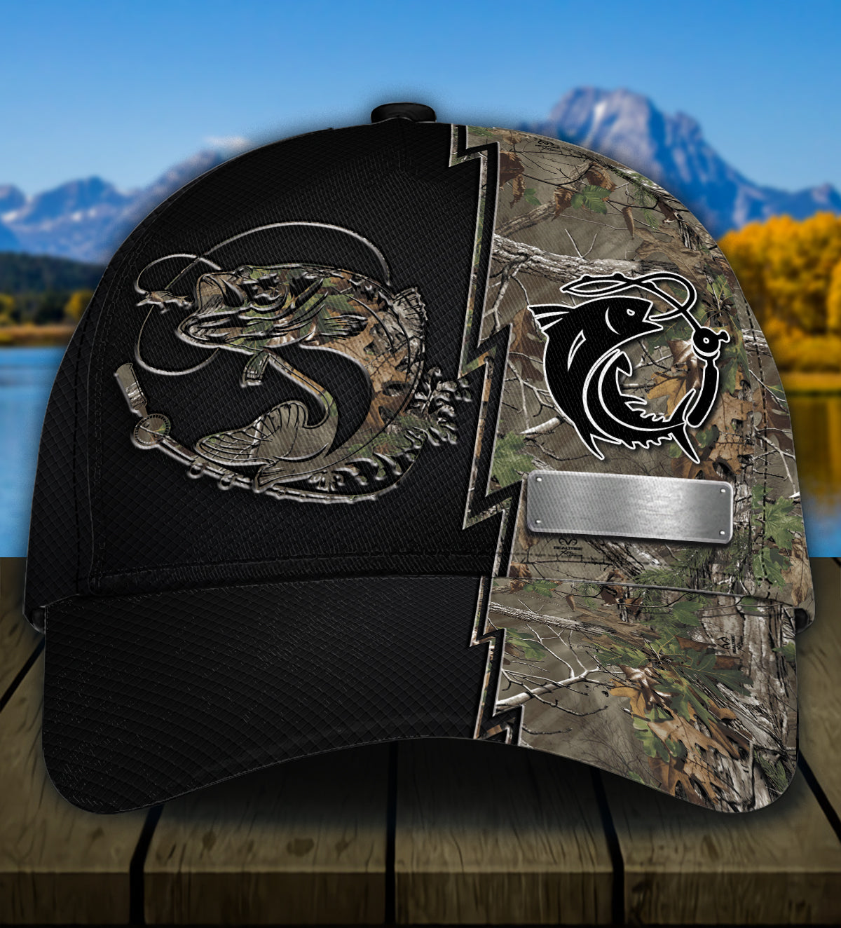 Personalized Fishing Classic Cap, Personalized Gift for Fishing Lovers Trucker Hats Custom Hats Gifts For Men & Women