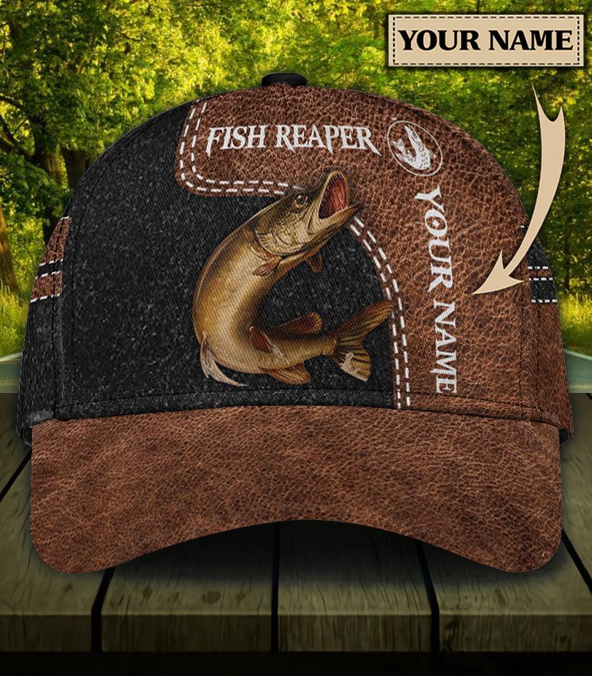 Personalized Fishing Classic Cap, Personalized Gift for Fishing Lovers Trucker Hats Custom Hats Gifts For Men & Women