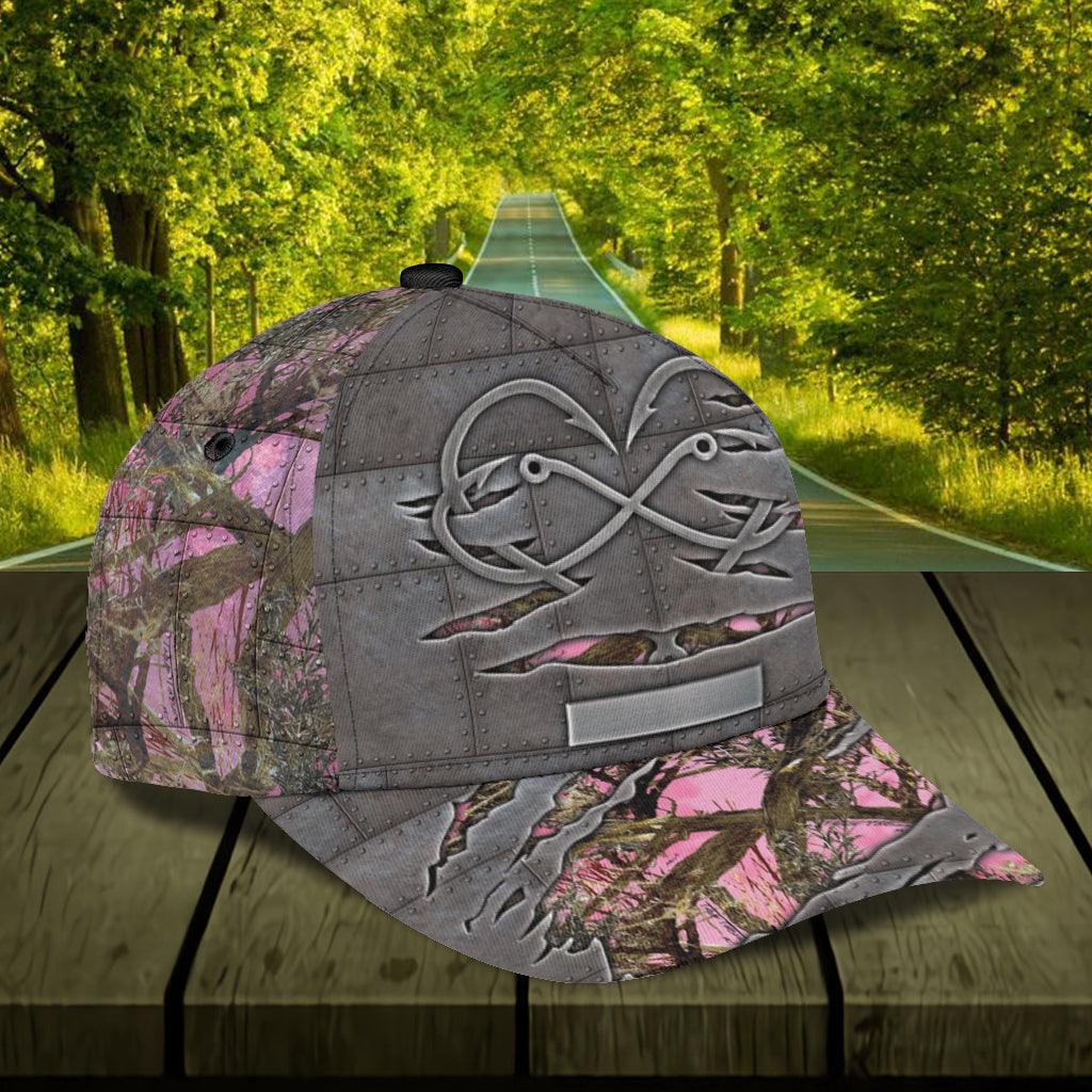 Personalized Fishing Classic Cap, Personalized Gift for Fishing Lovers Trucker Hats Custom Hats Gifts For Men & Women