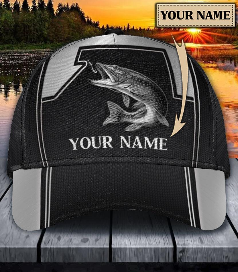 Personalized Fishing Classic Cap, Personalized Gift for Fishing Lovers Trucker Hats Custom Hats Gifts For Men & Women