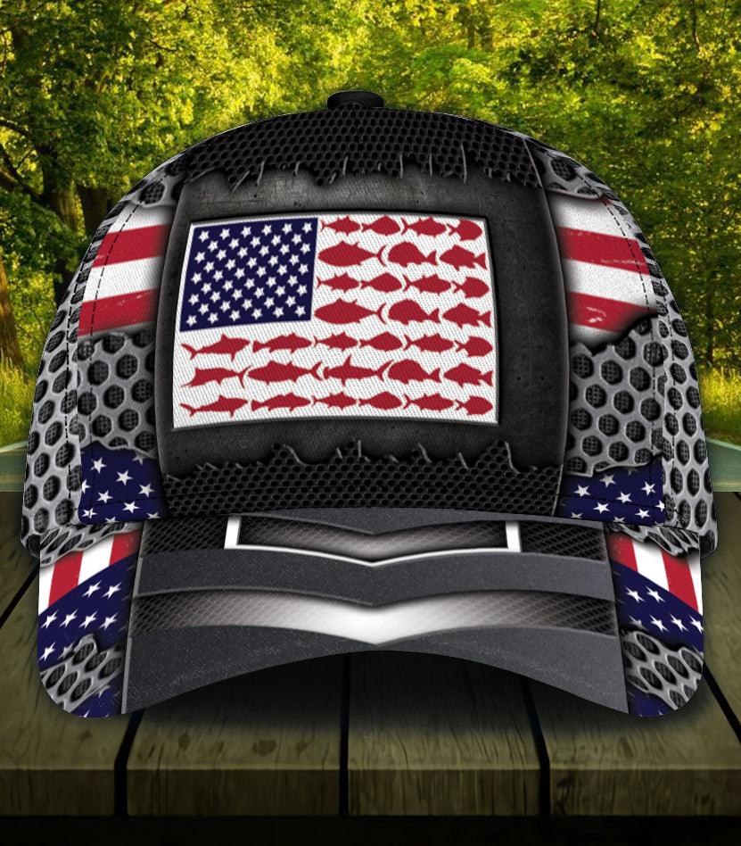 Personalized Fishing Classic Cap, Personalized Gift for Fishing Lovers Trucker Hats Custom Hats Gifts For Men & Women