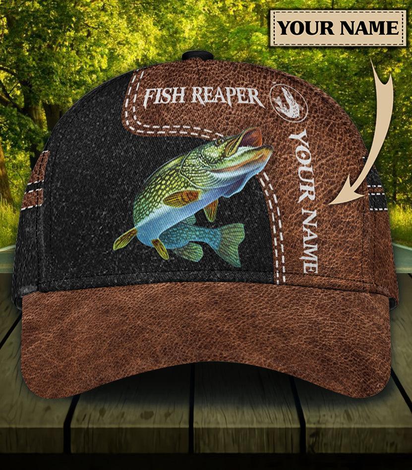 Personalized Fishing Classic Cap, Personalized Gift for Fishing Lovers Trucker Hats Custom Hats Gifts For Men & Women