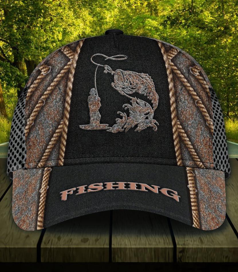 Personalized Fishing Classic Cap, Personalized Gift for Fishing Lovers Trucker Hats Custom Hats Gifts For Men & Women