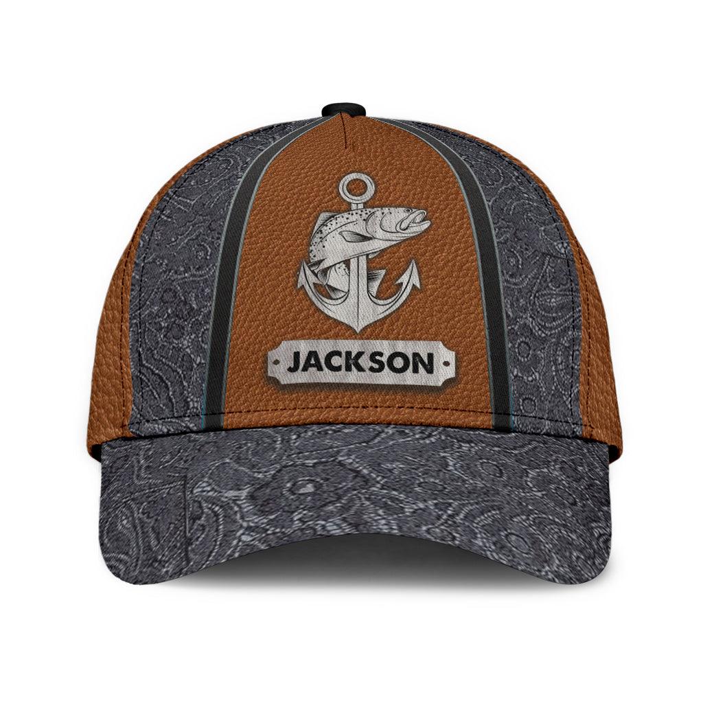 Personalized Fishing Classic Cap, Personalized Gift for Fishing Lovers Trucker Hats Custom Hats Gifts For Men & Women