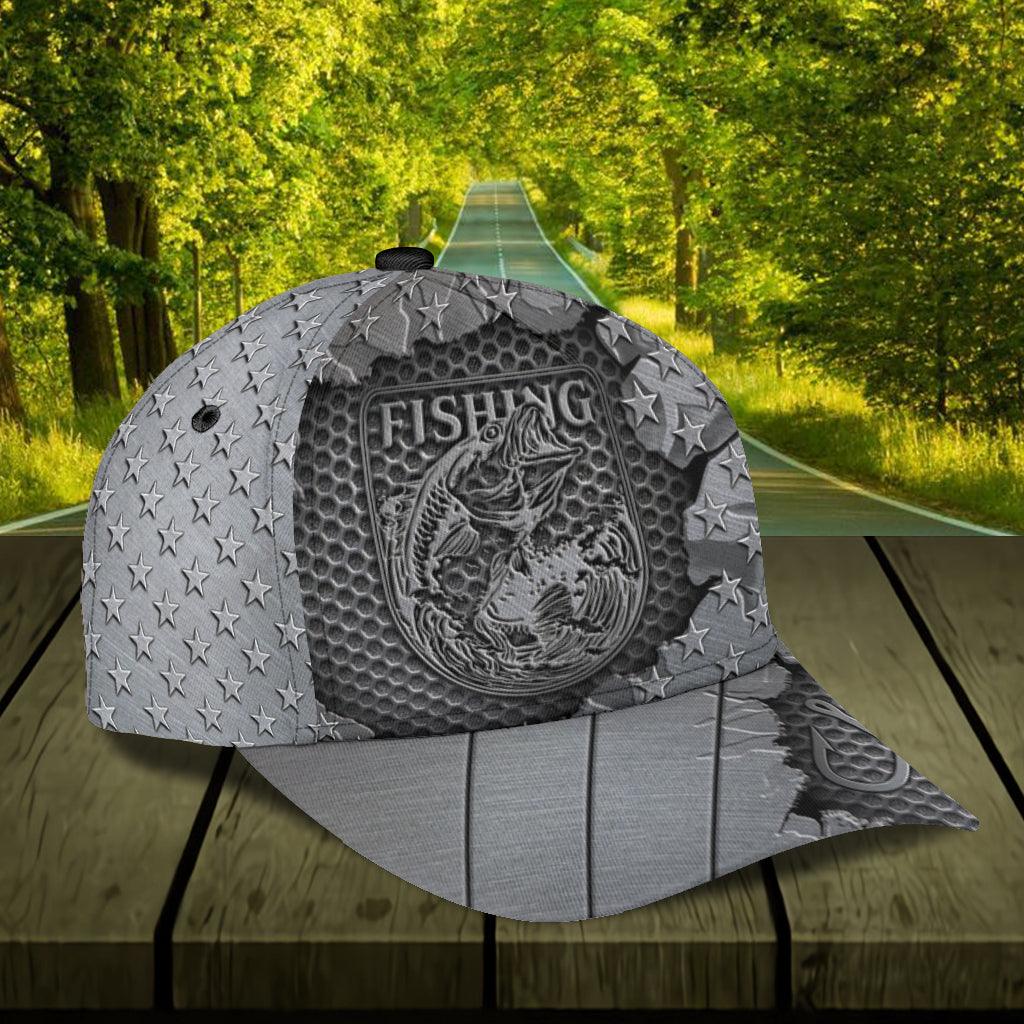 Personalized Fishing Classic Cap, Personalized Gift for Fishing Lovers Trucker Hats Custom Hats Gifts For Men & Women