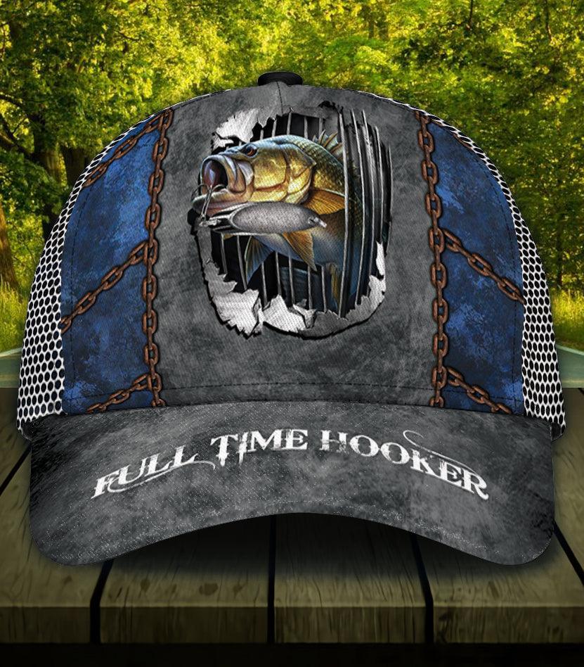 Personalized Fishing Classic Cap, Personalized Gift for Fishing Lovers Trucker Hats Custom Hats Gifts For Men & Women