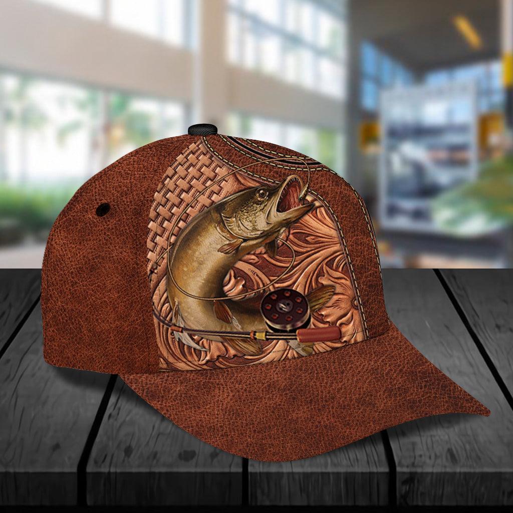 Personalized Fishing Classic Cap, Personalized Gift for Fishing Lovers Trucker Hats Custom Hats Gifts For Men & Women