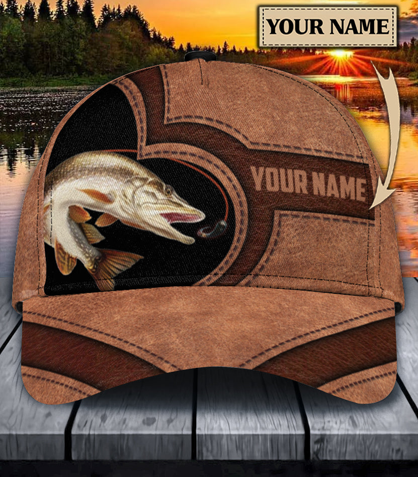 Personalized Fishing Classic Cap, Personalized Gift for Fishing Lovers Trucker Hats Custom Hats Gifts For Men & Women