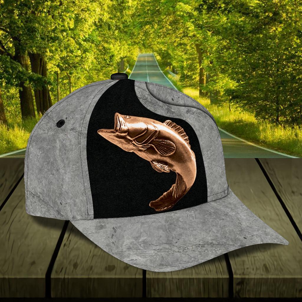 Personalized Fishing Classic Cap, Personalized Gift for Fishing Lovers Trucker Hats Custom Hats Gifts For Men & Women