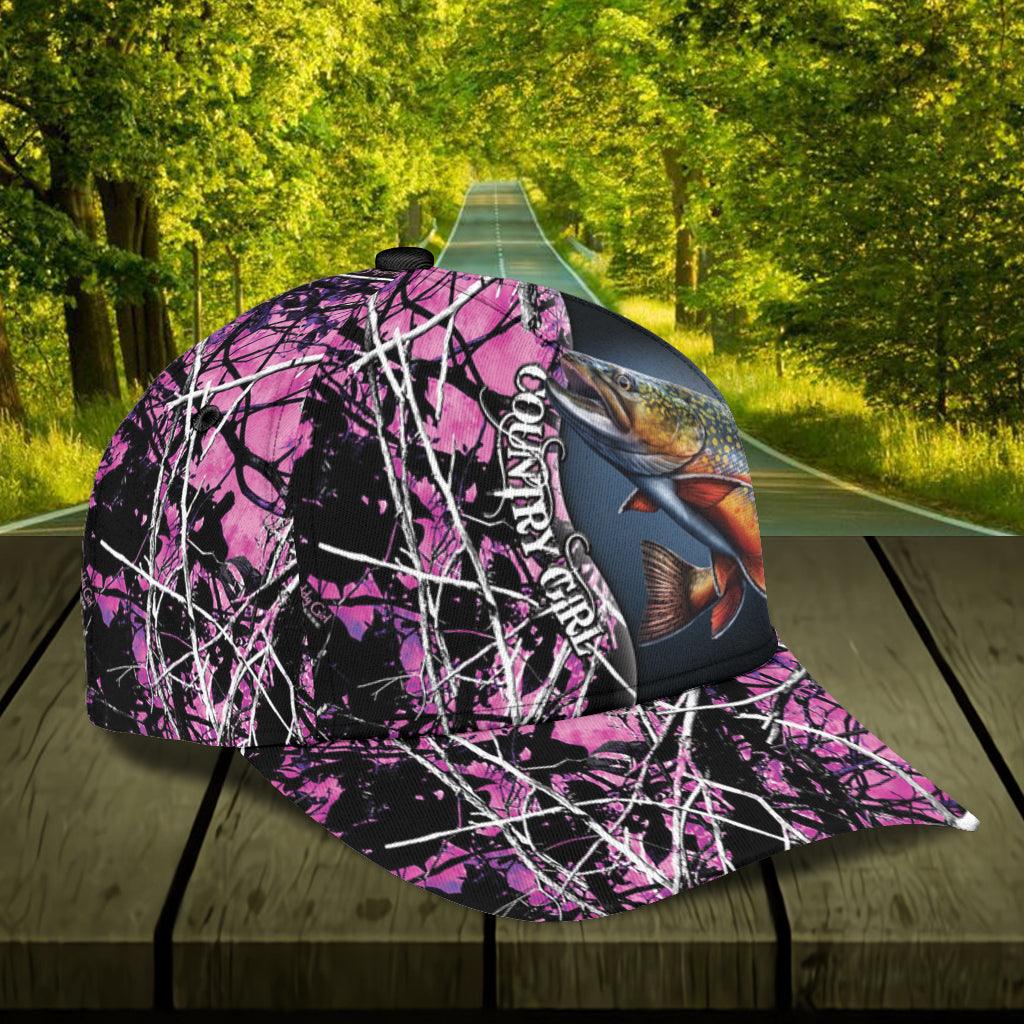 Personalized Fishing Classic Cap, Personalized Gift for Fishing Lovers Trucker Hats Custom Hats Gifts For Men & Women