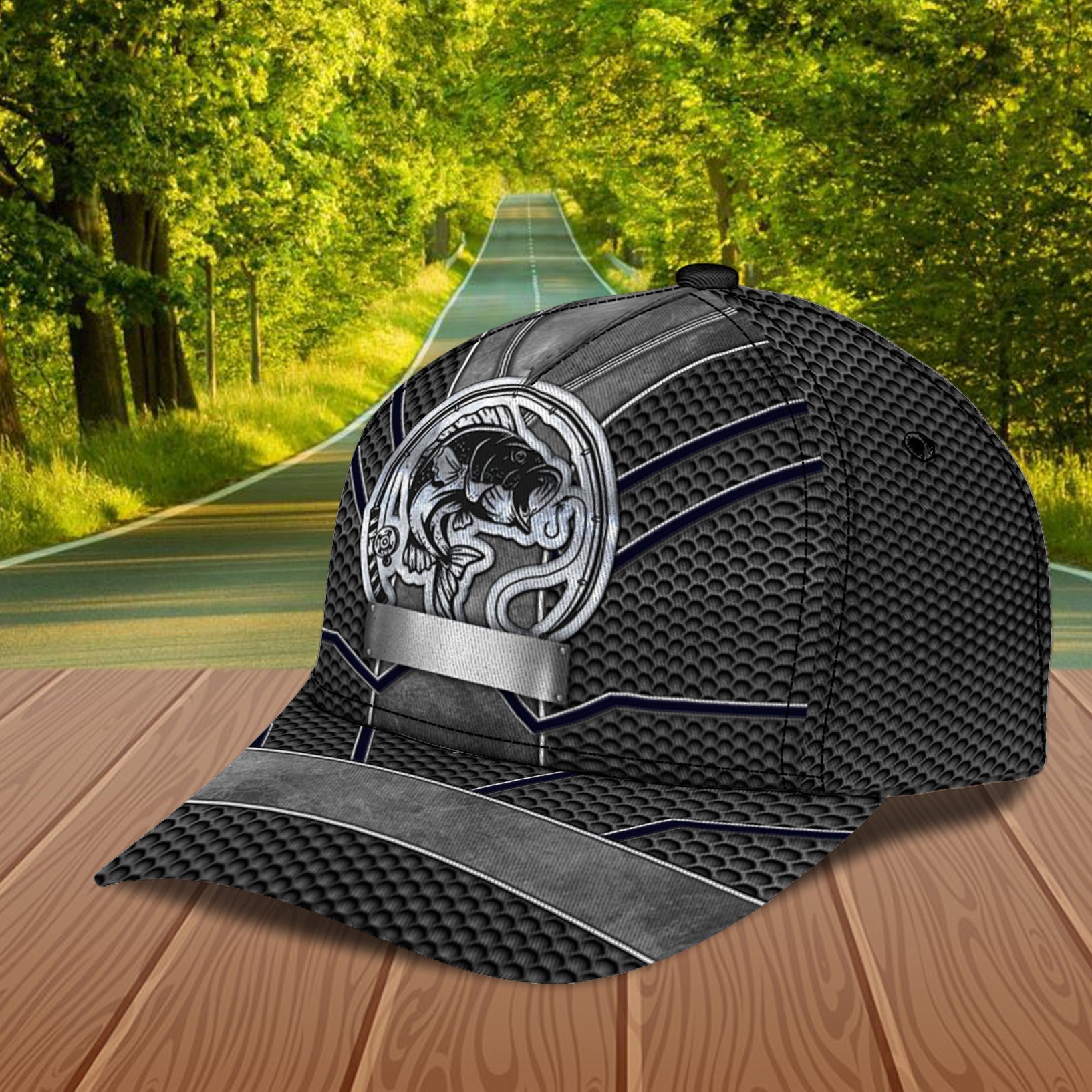 Personalized Fishing Classic Cap, Personalized Gift for Fishing Lovers Trucker Hats Custom Hats Gifts For Men & Women