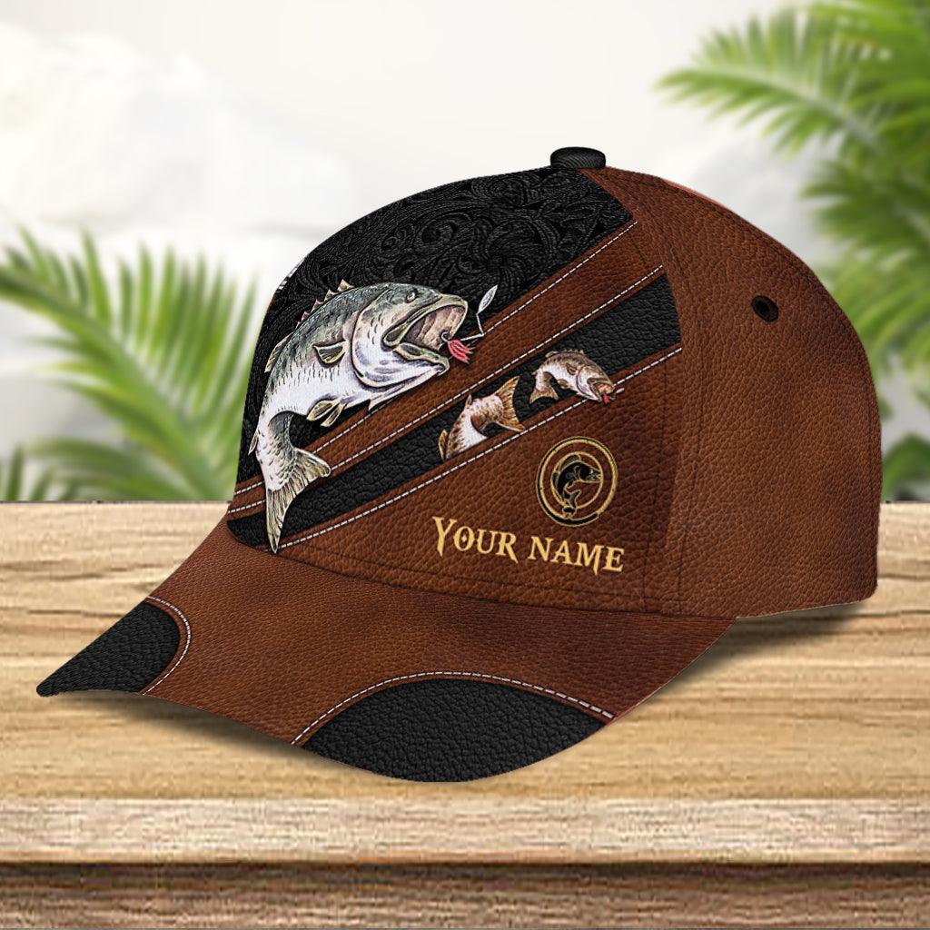 Personalized Fishing Classic Cap, Personalized Gift for Fishing Lovers Trucker Hats Custom Hats Gifts For Men & Women