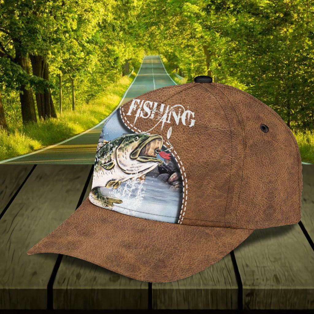 Personalized Fishing Classic Cap, Personalized Gift for Fishing Lovers Trucker Hats Custom Hats Gifts For Men & Women