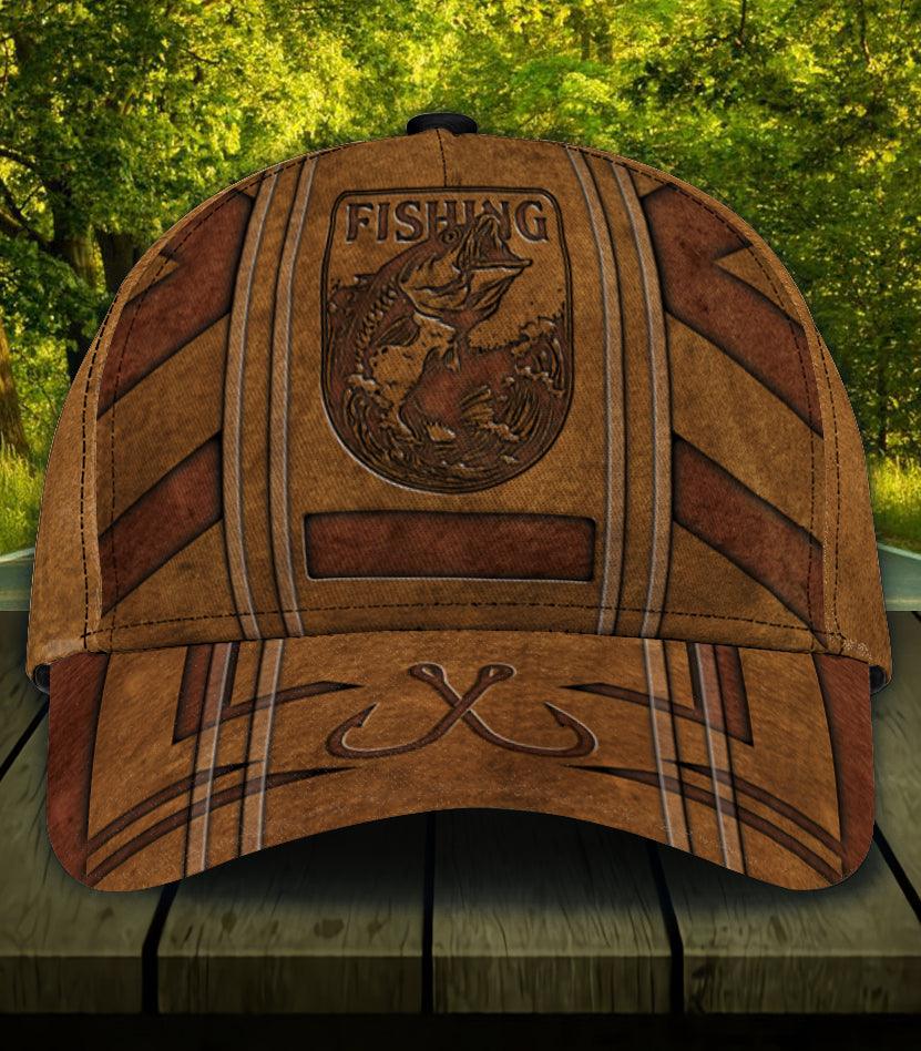 Personalized Fishing Classic Cap, Personalized Gift for Fishing Lovers Trucker Hats Custom Hats Gifts For Men & Women