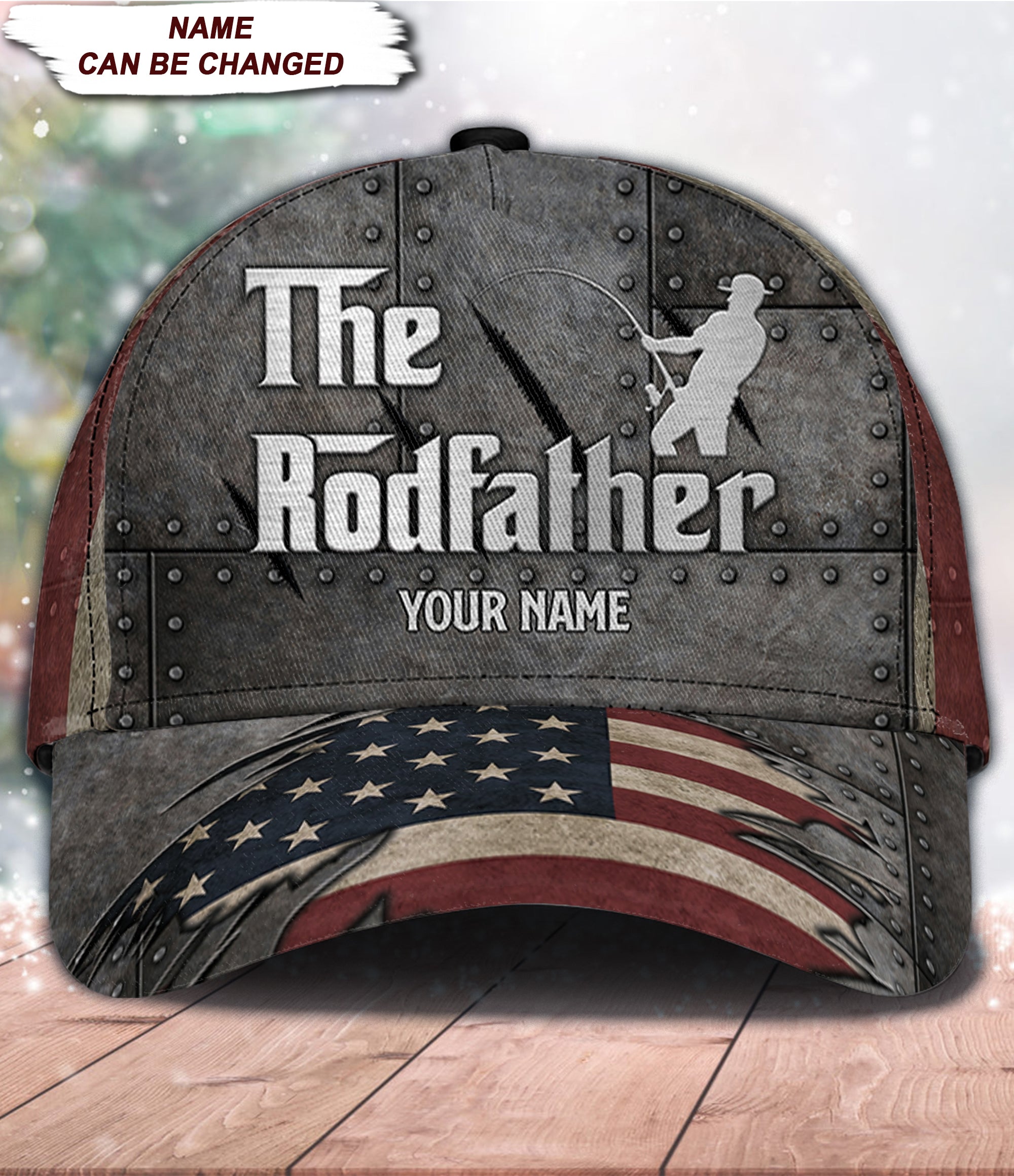 Personalized Fishing Classic Cap, Personalized Gift for Fishing Lovers Trucker Hats Custom Hats Gifts For Men & Women