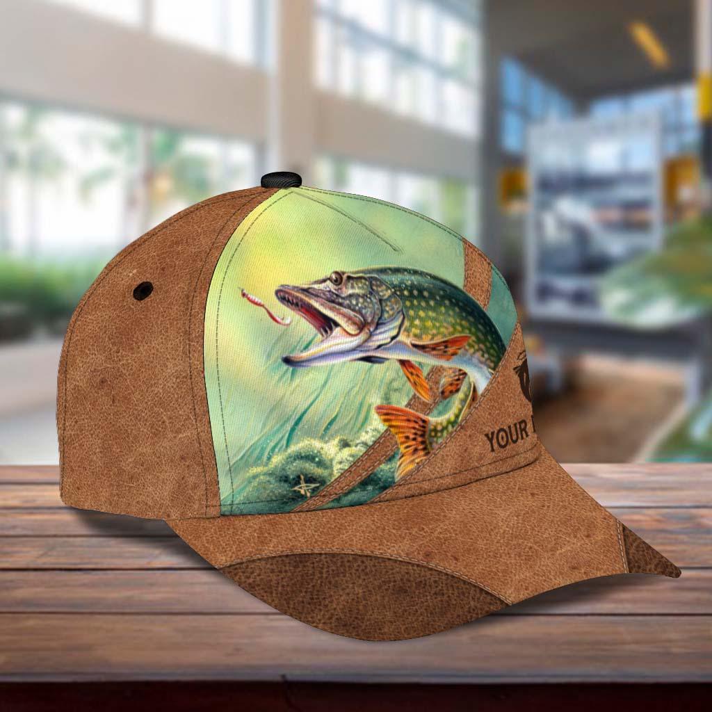 Personalized Fishing Classic Cap, Personalized Gift for Fishing Lovers Trucker Hats Custom Hats Gifts For Men & Women